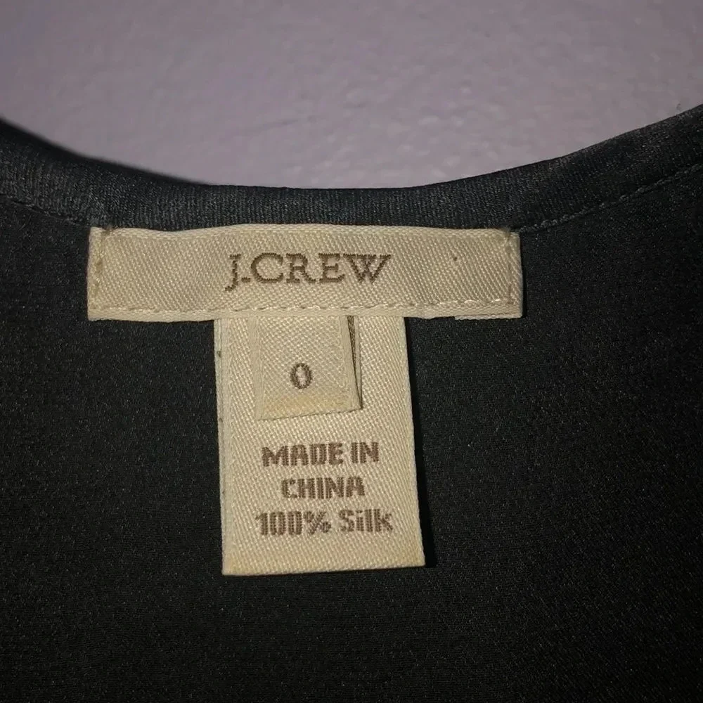 J. Crew silk tank top